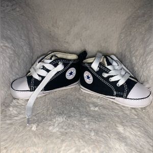 CONVERSE CHUCK TAYLOR ALL STAR HIGH TOPS SIZE 3 INFANT CRIB SHOE NAVY BLUE